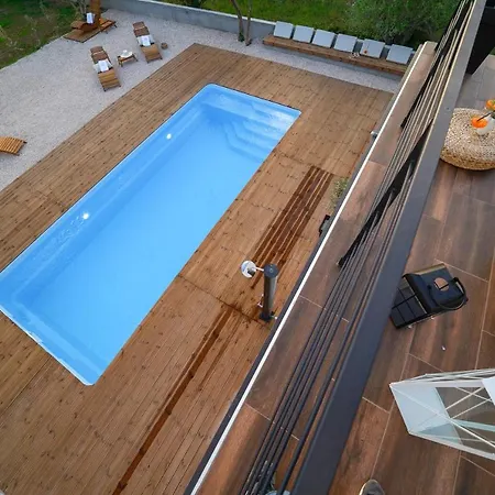 别墅 Suncica With Heated Pool, Jacuzzi And Bikes Near Zadar *